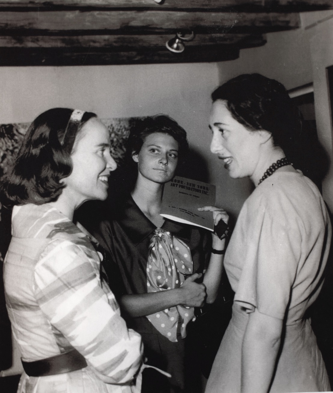 Giosetta Fioroni, Frances McCann, Rome-New York Art Foundation, Roma 1958. Photo Milton Gendel. Digital image courtesy of the American Academy in Rome, Photographic Archive