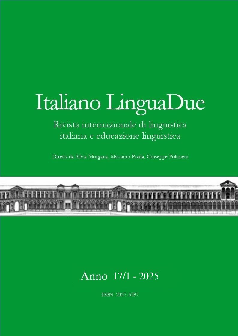					Visualizza V. 17 N. 1 (2025): Italiano LinguaDue
				